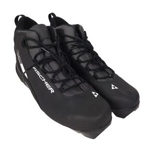 FISCHER Men's XC Sport Black Adult Cross Country ski Boots EU 47 NEW With Tags